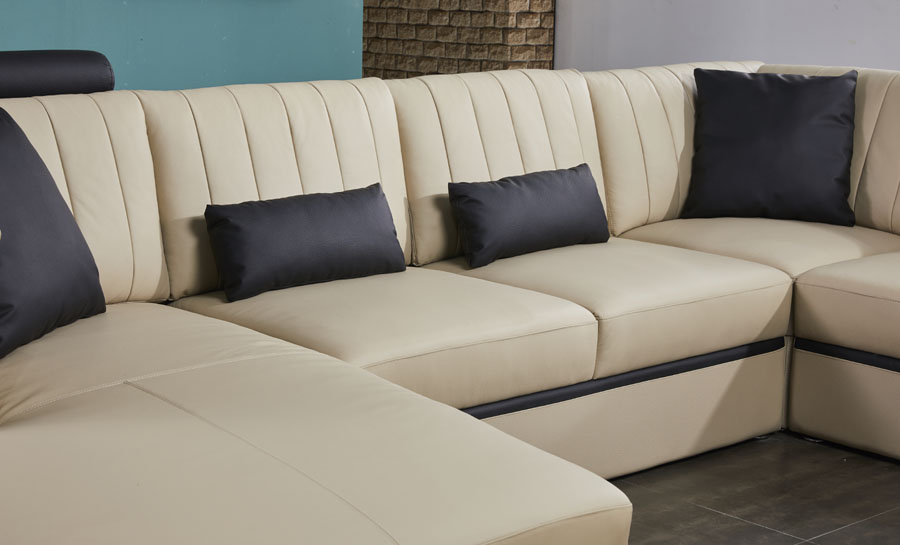 Loraine Leather Sofa Lounge Set